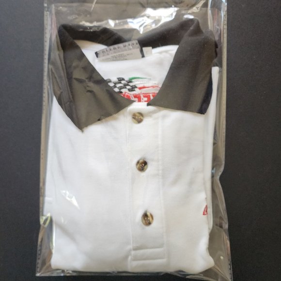 Vintage Tecate Motor Sport Team Cart Series Polo  Shirt Size L Year 2000 - Picture 2 of 5